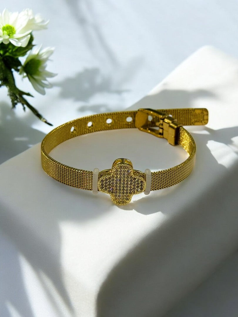 GOLDEN DIAMOND TANU BELT BRACELET