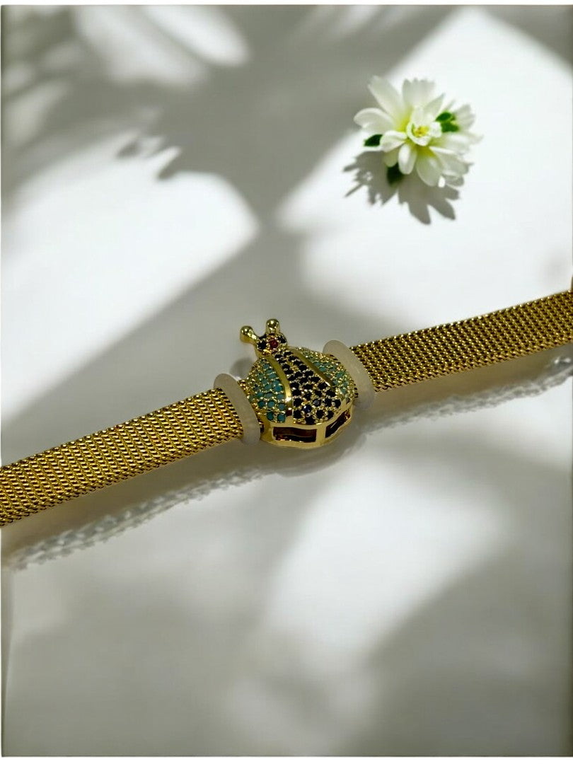 GOLDEN DIAMOND BUG UTPALA BELT BRACELET