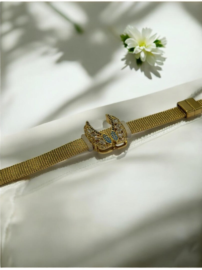 GOLDEN DIAMOND WINGS URJALA BELT BRACELET