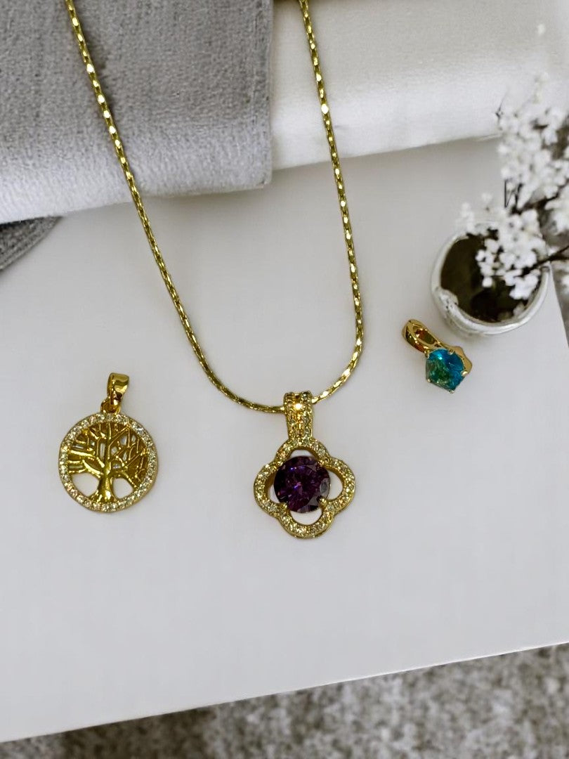 GOLDEN DIAMOND GIOVANNI NECKLACE