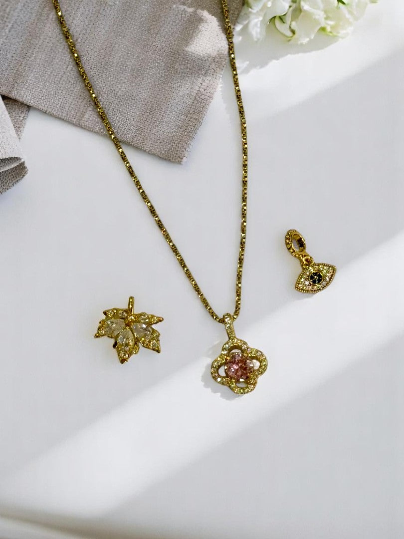 GOLDEN DIAMOND ORENZO NECKLACE