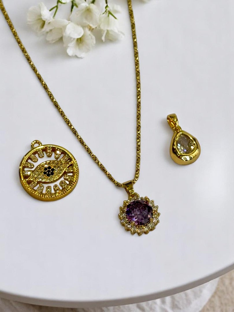 GOLDEN DIAMOND EMILIANO NECKLACE