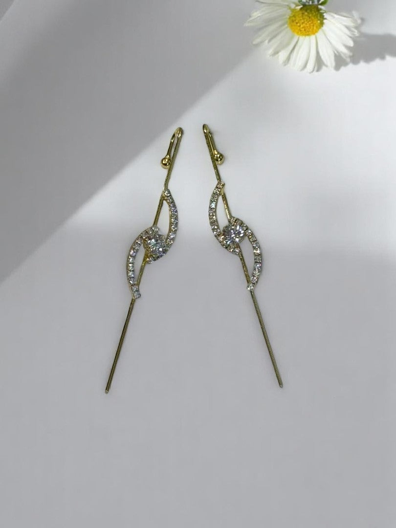 GOLDEN DIAMOND REYSON EAR CUFF