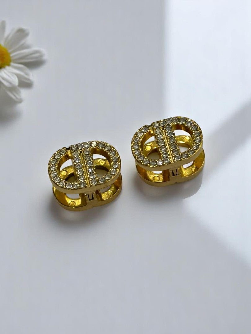 GOLDEN DIAMOND DIOR NADDOX EARRINGS