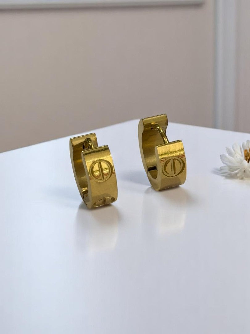 GOLDEN CARTIER ABEL EARRINGS
