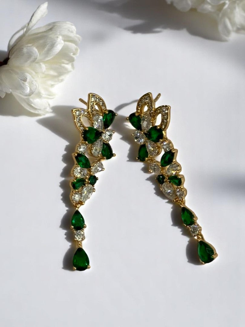 GREEN DIAMOND RORIE EARRINGS