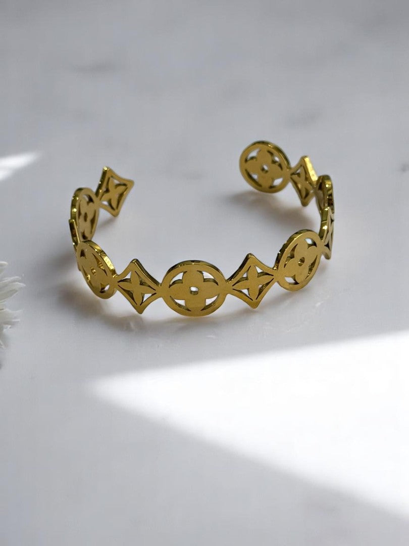 GOLDEN LV ATTICUS BRACELET (CUFF)