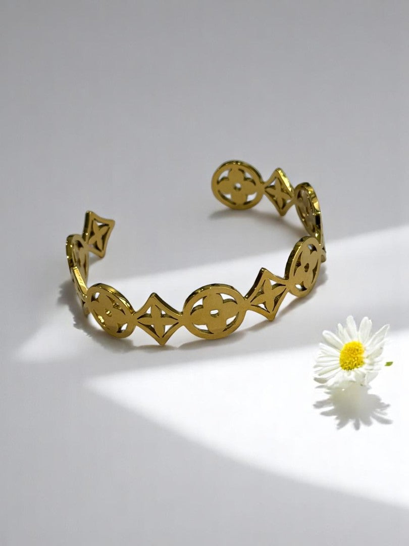 GOLDEN LV ATTICUS BRACELET (CUFF)