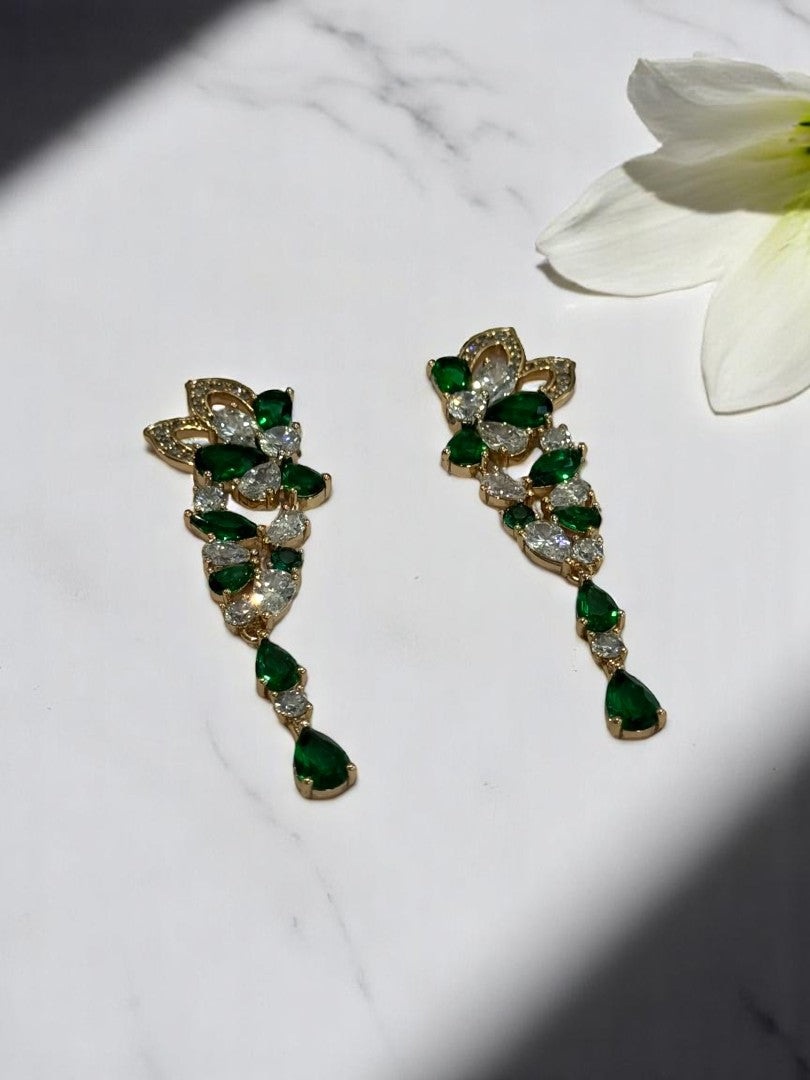 GREEN DIAMOND RORIE EARRINGS