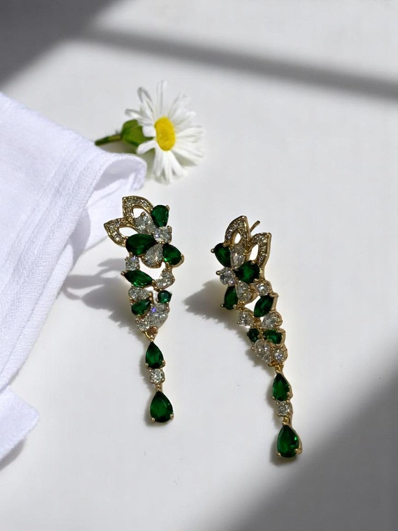 GREEN DIAMOND RORIE EARRINGS