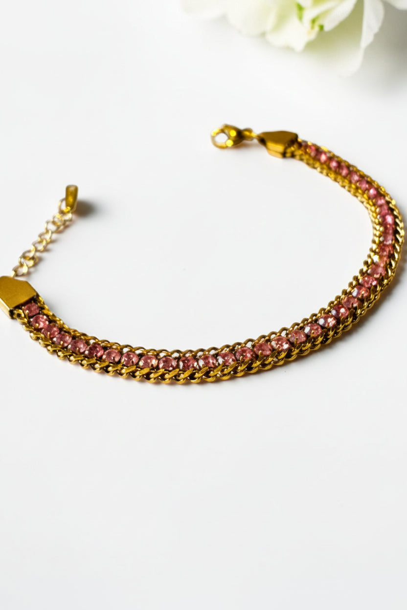 MAGENTA HAROLD BRACELET