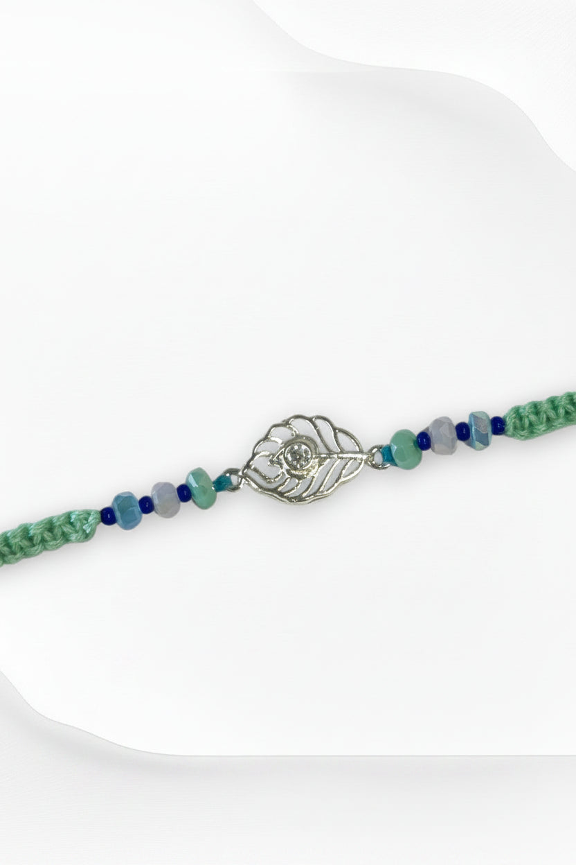 MORPANKH AARYA SILVER RAKHI