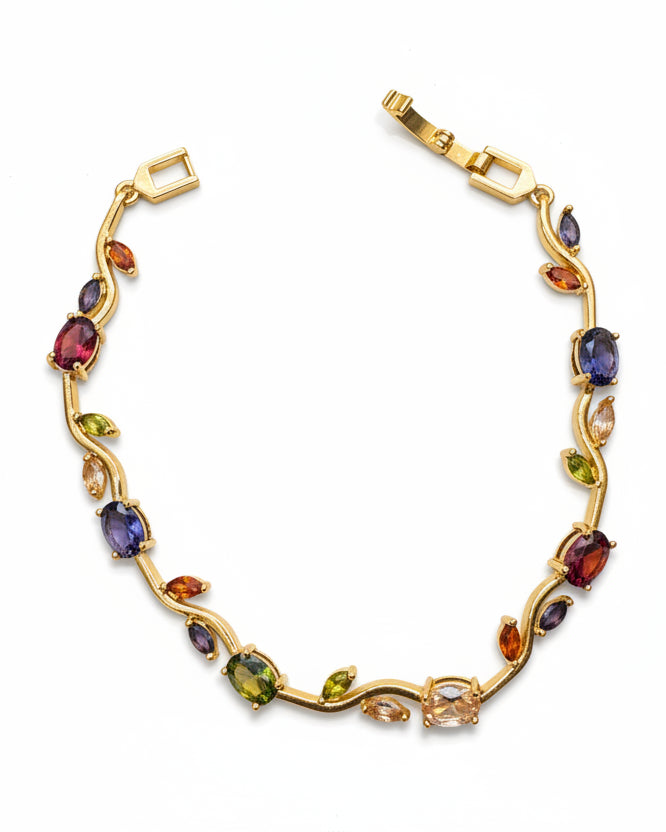 MULTI DIAMOND ALTON TULIP BRACELET