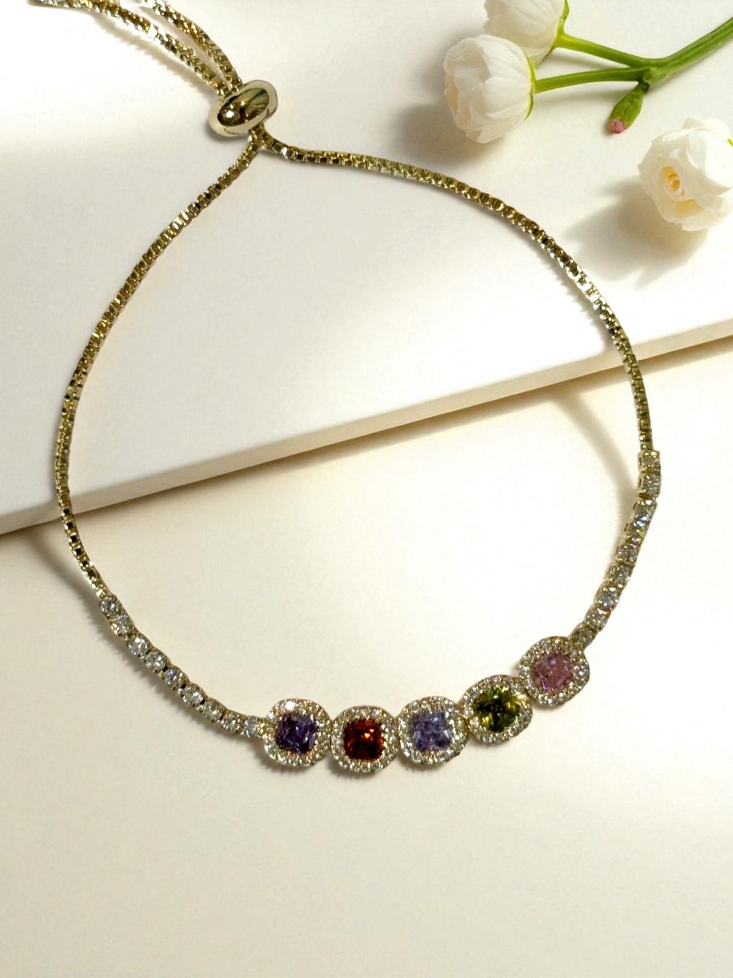 MULTI DIAMOND BARCLAY BRACELET