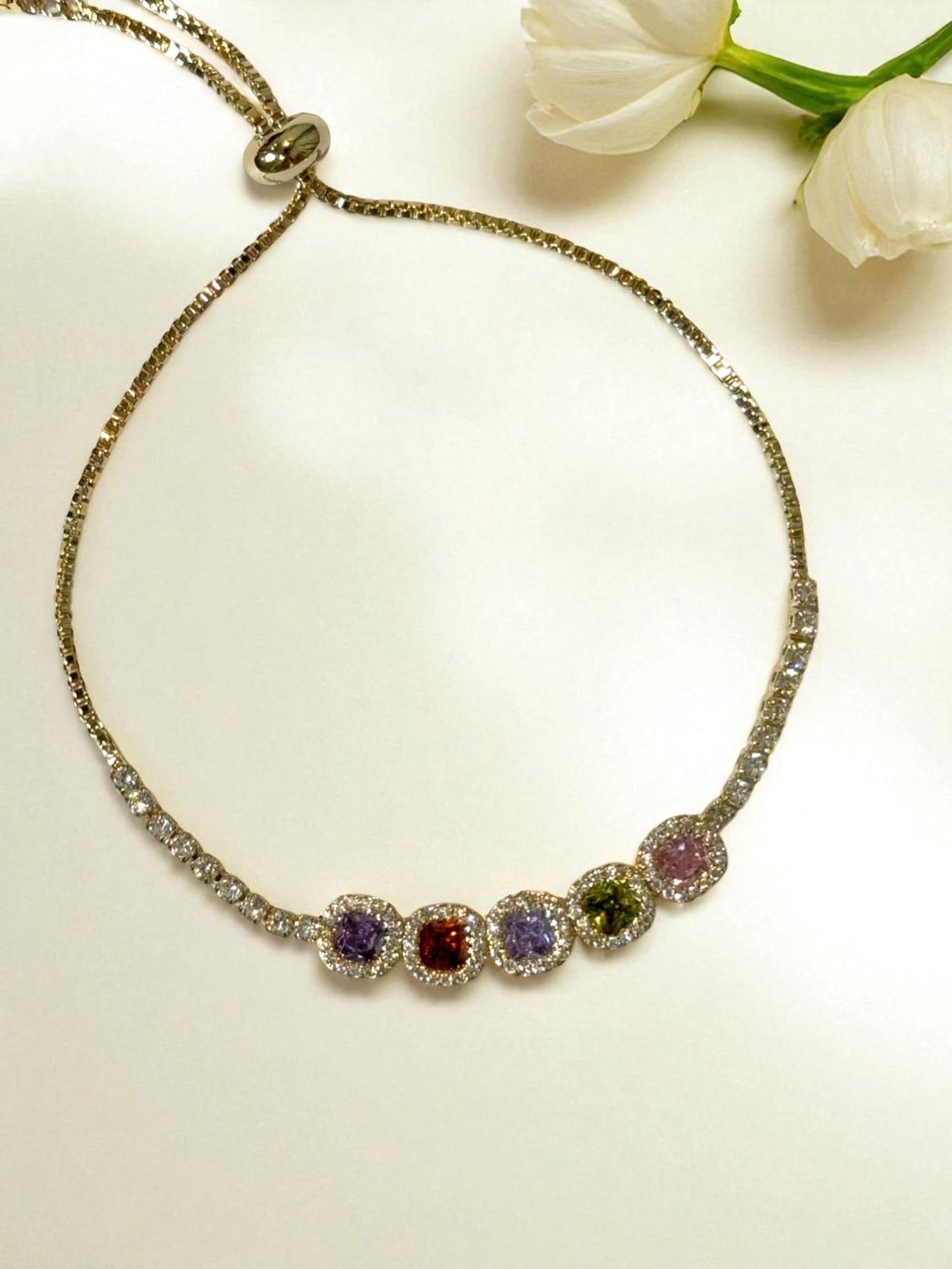 MULTI DIAMOND BARCLAY BRACELET
