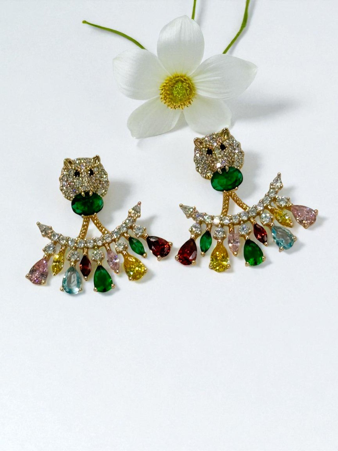 MULTI DIAMOND KARTER EARRINGS