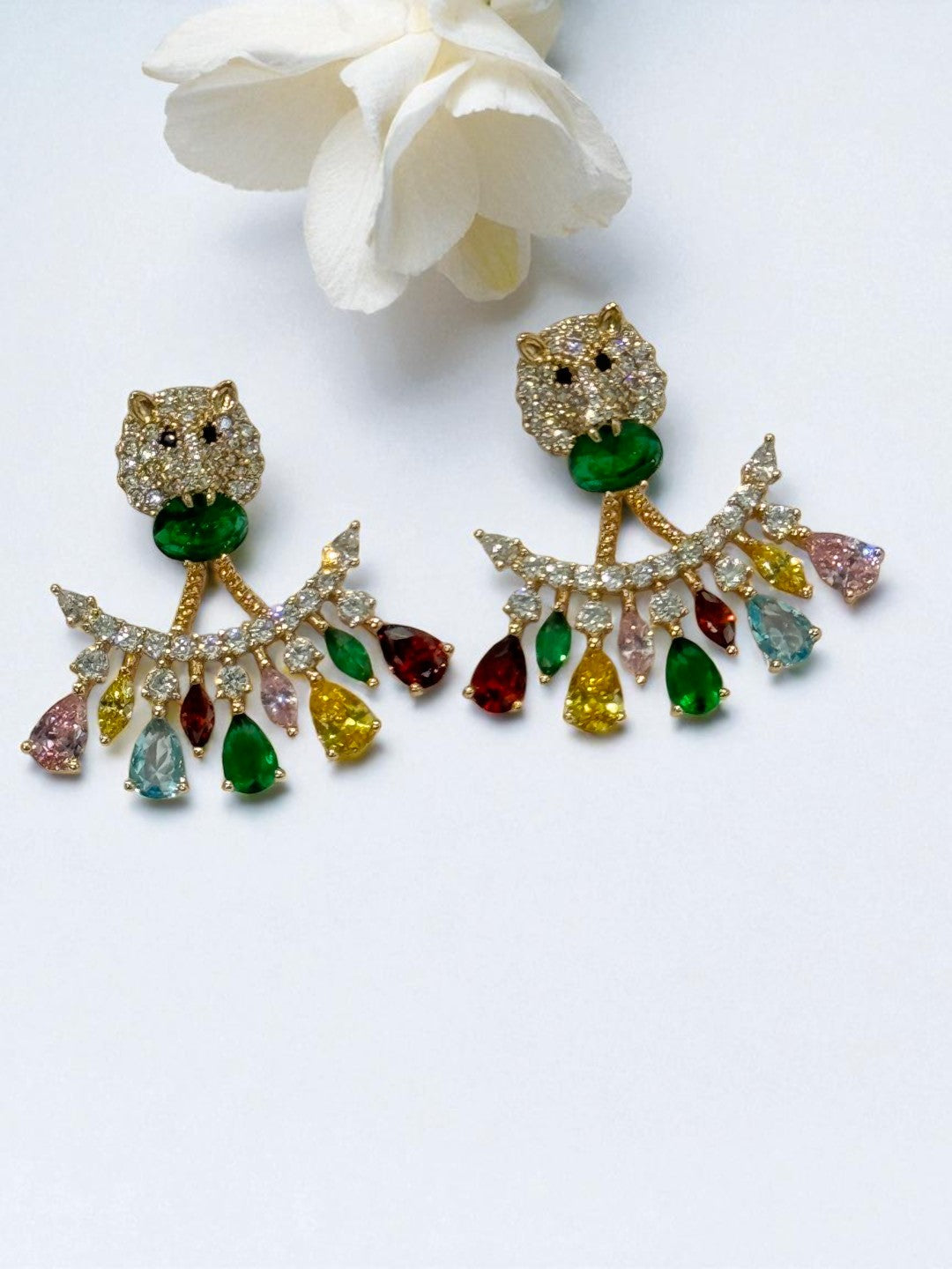 MULTI DIAMOND KARTER EARRINGS