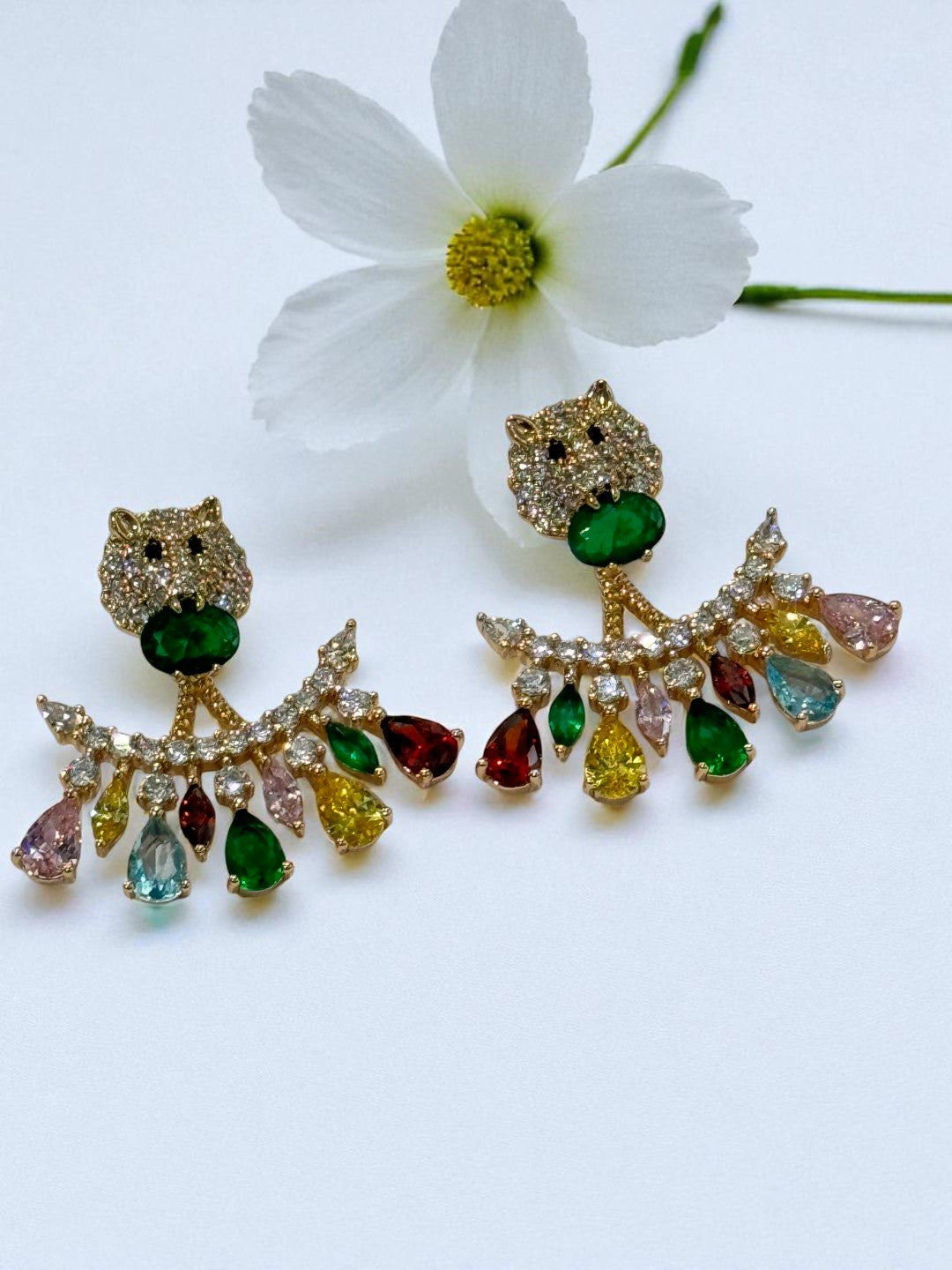 MULTI DIAMOND KARTER EARRINGS