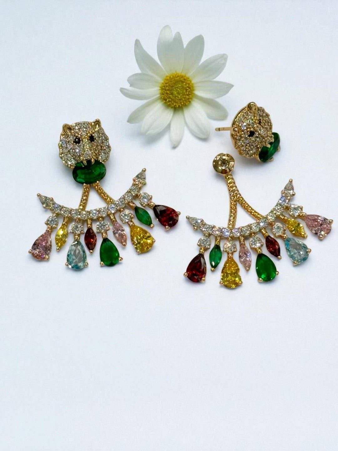 MULTI DIAMOND KARTER EARRINGS