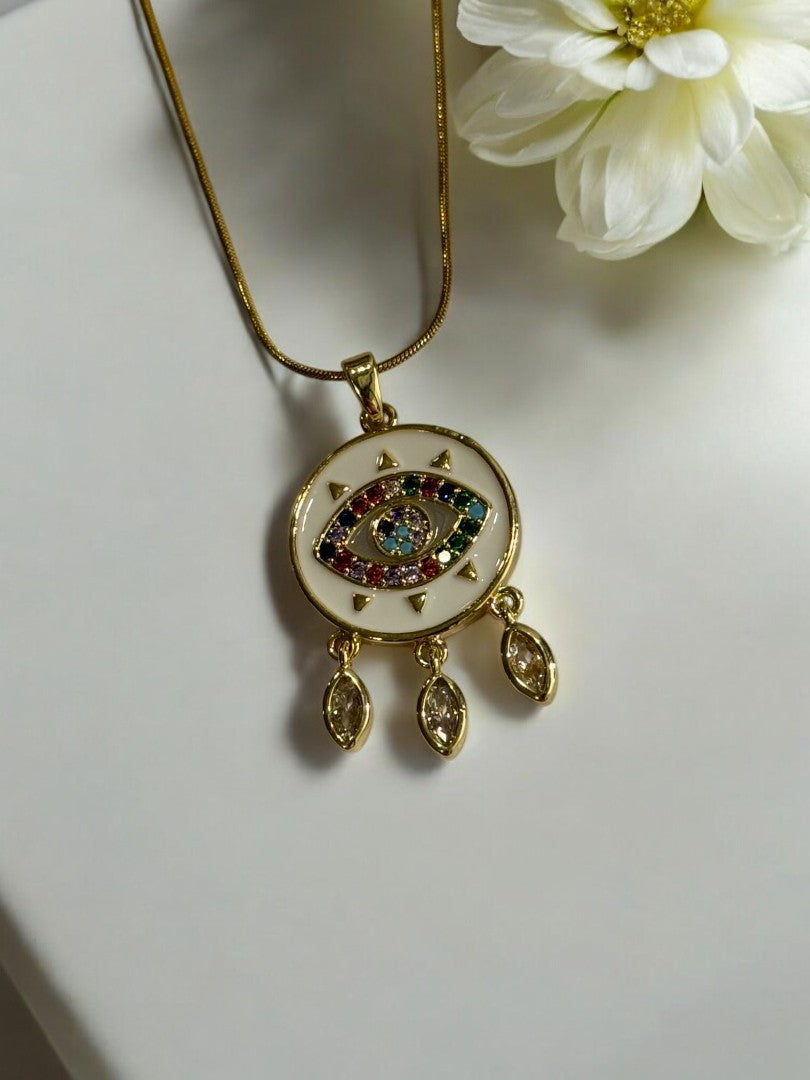 MULTI DIAMOND MARIO NECKLACE