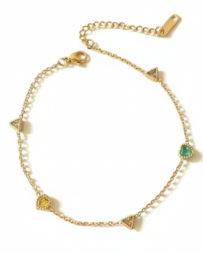 MULTI DIAMOND RIHANA ANKLET