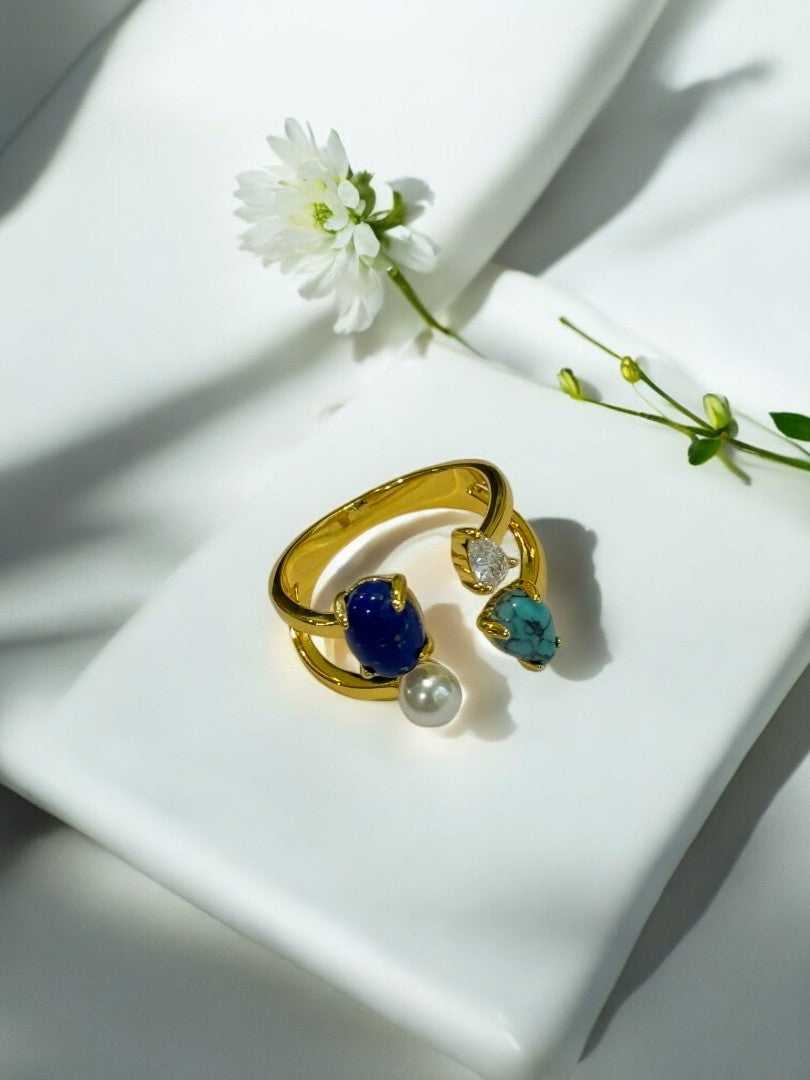 MULTI STONE AMIS RING