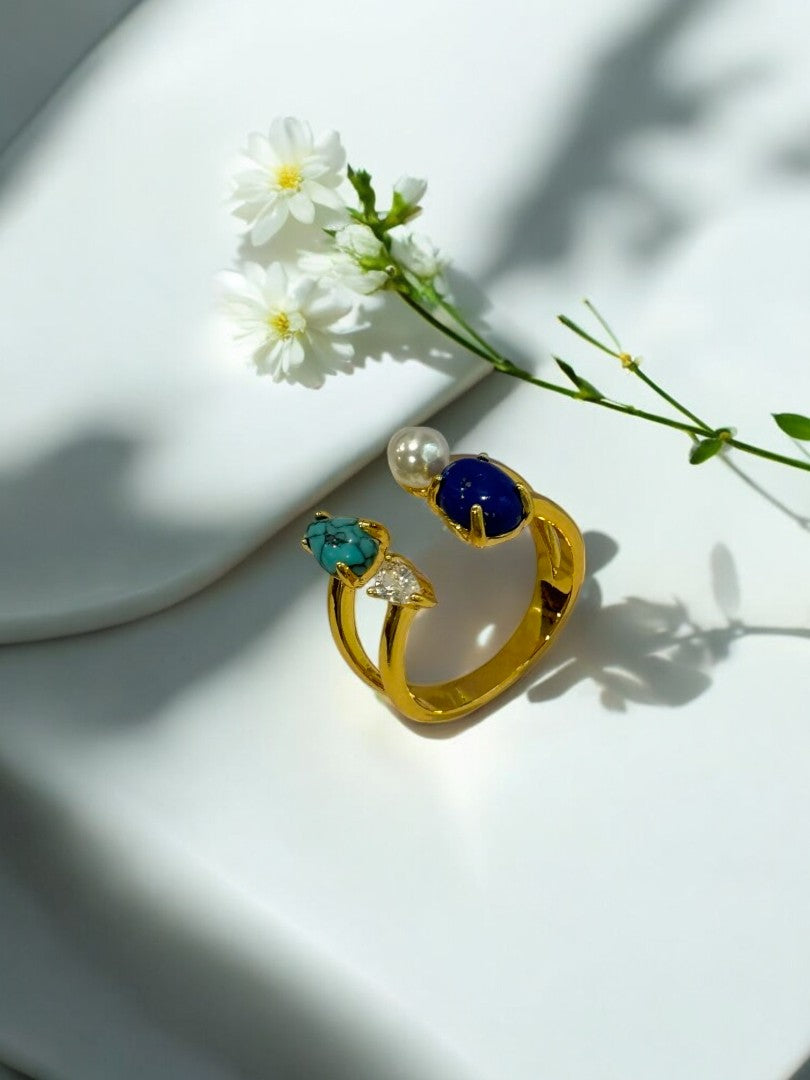 MULTI STONE AMIS RING