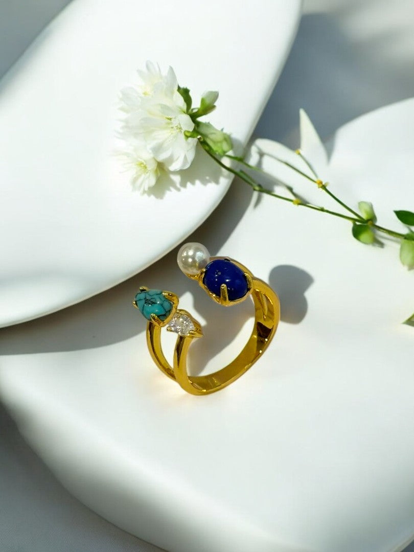 MULTI STONE AMIS RING