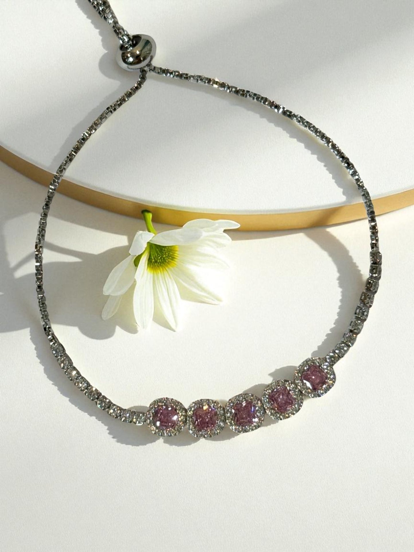 PINK DIAMOND BARCLAY BRACELET