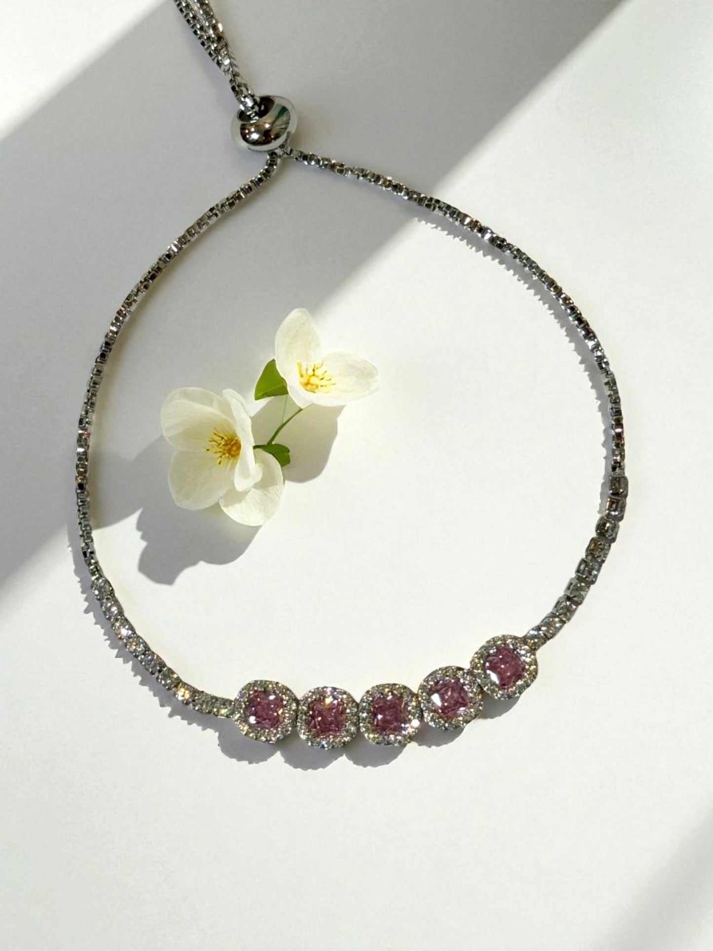 PINK DIAMOND BARCLAY BRACELET