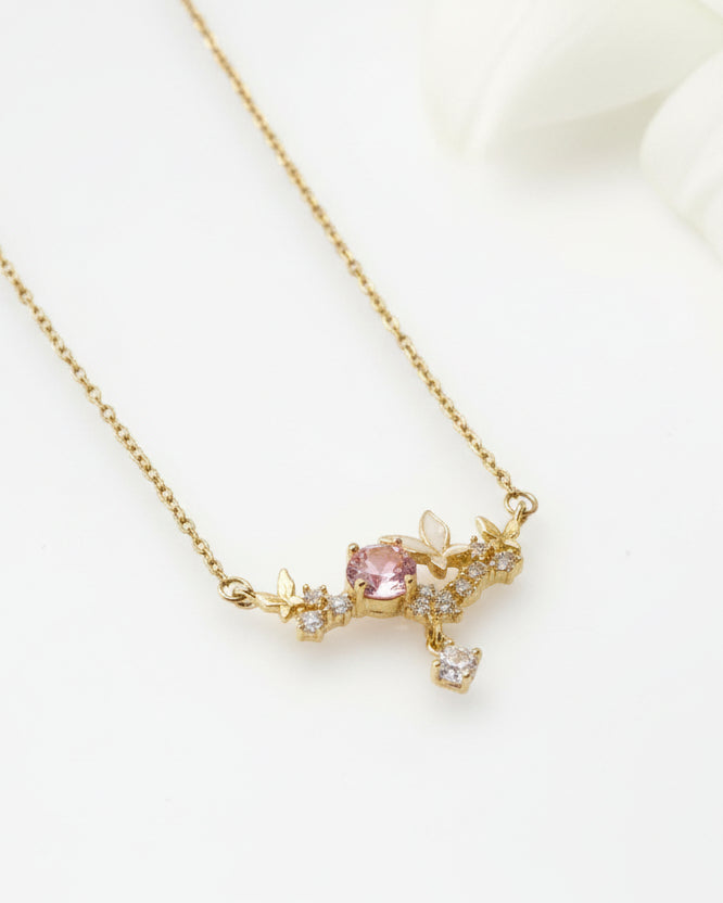 PINK DIAMOND NATALIE NECKLACE