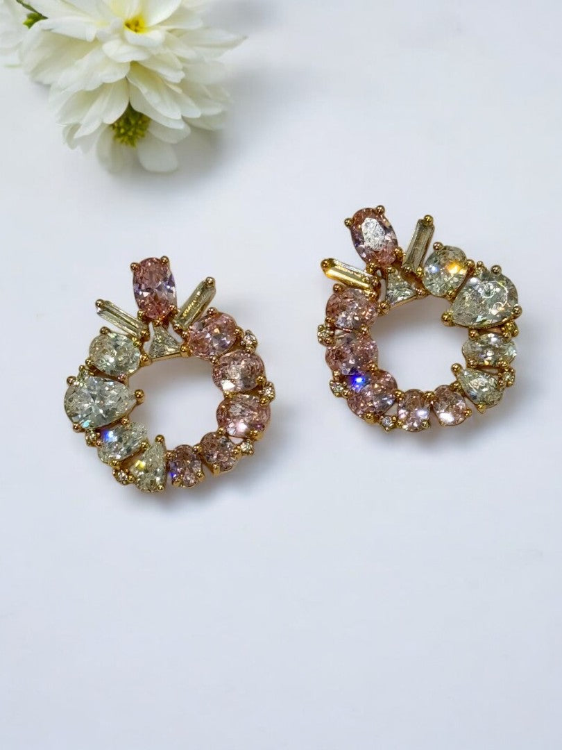 PINK DIAMOND ZYANE EARRINGS