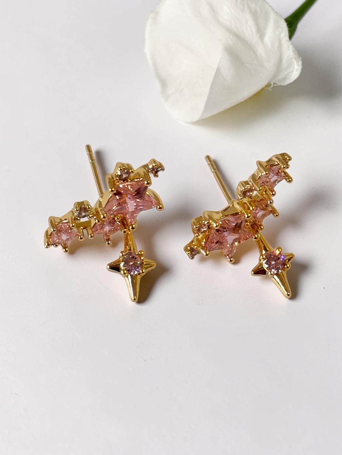 PINK STAR MIGUEL EARRINGS