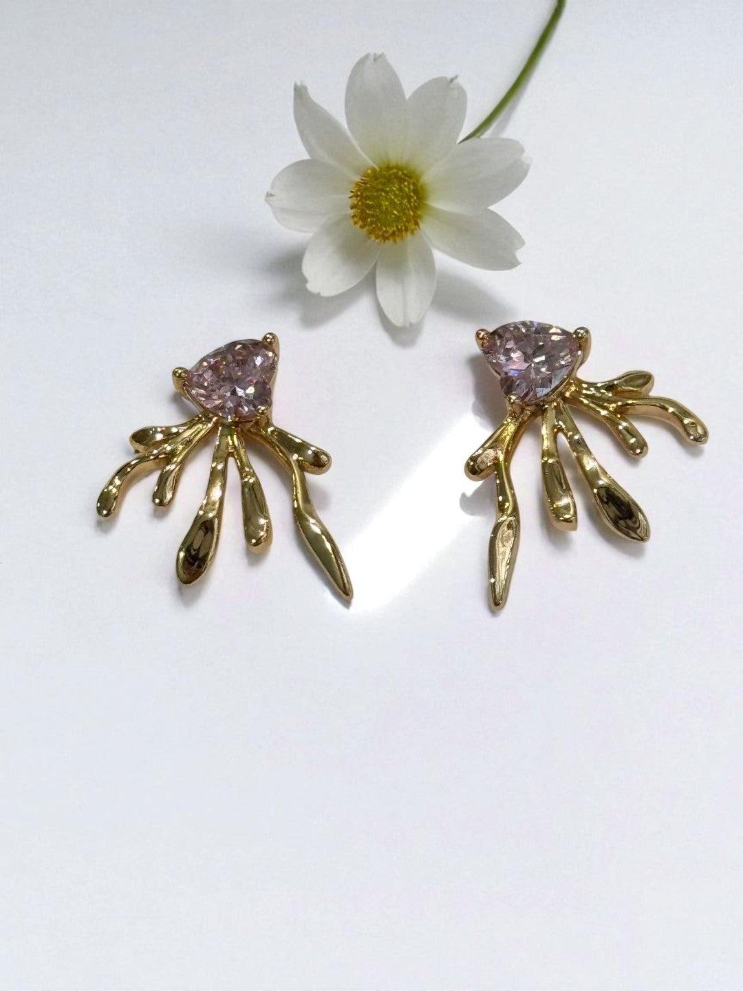 PURPLE HEART ARIAN EARRINGS