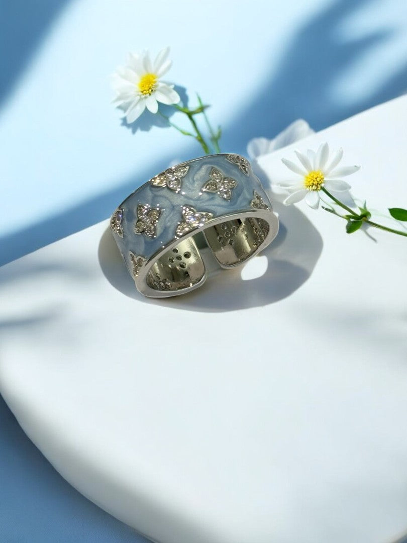 SEA BLUE ANSEL RING