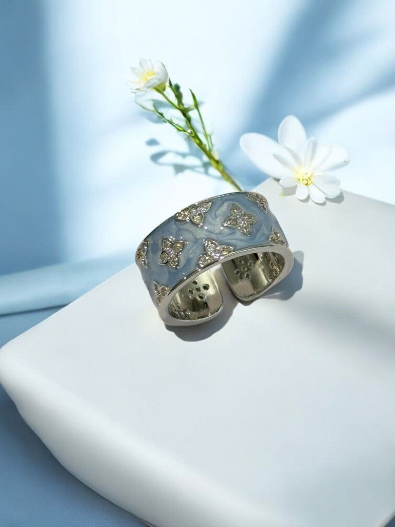 SEA BLUE ANSEL RING