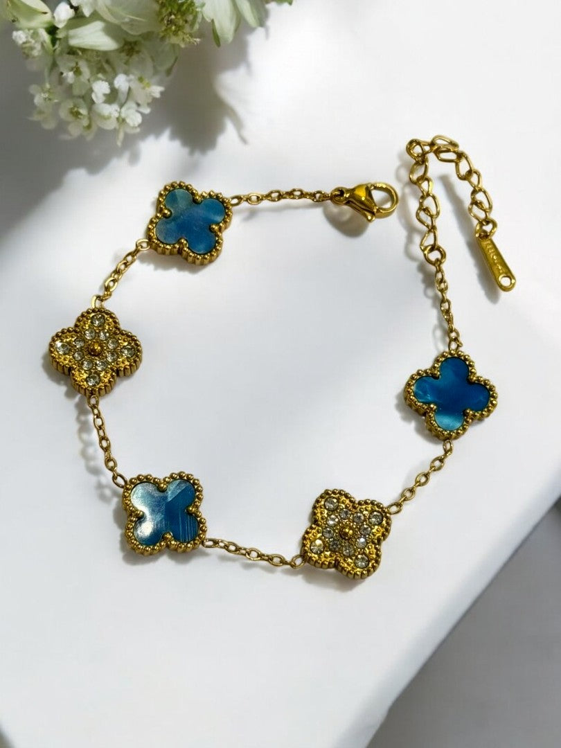 SEA BLUE DIAMOND PAYTON BRACELET