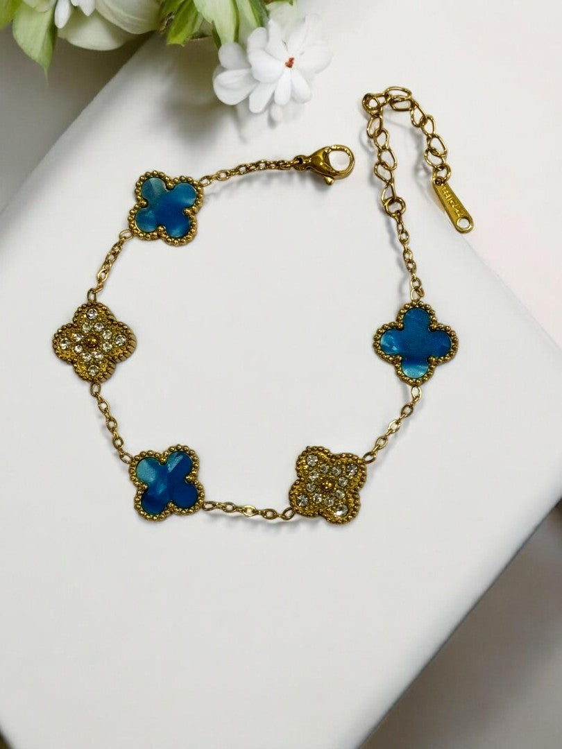 SEA BLUE DIAMOND PAYTON BRACELET