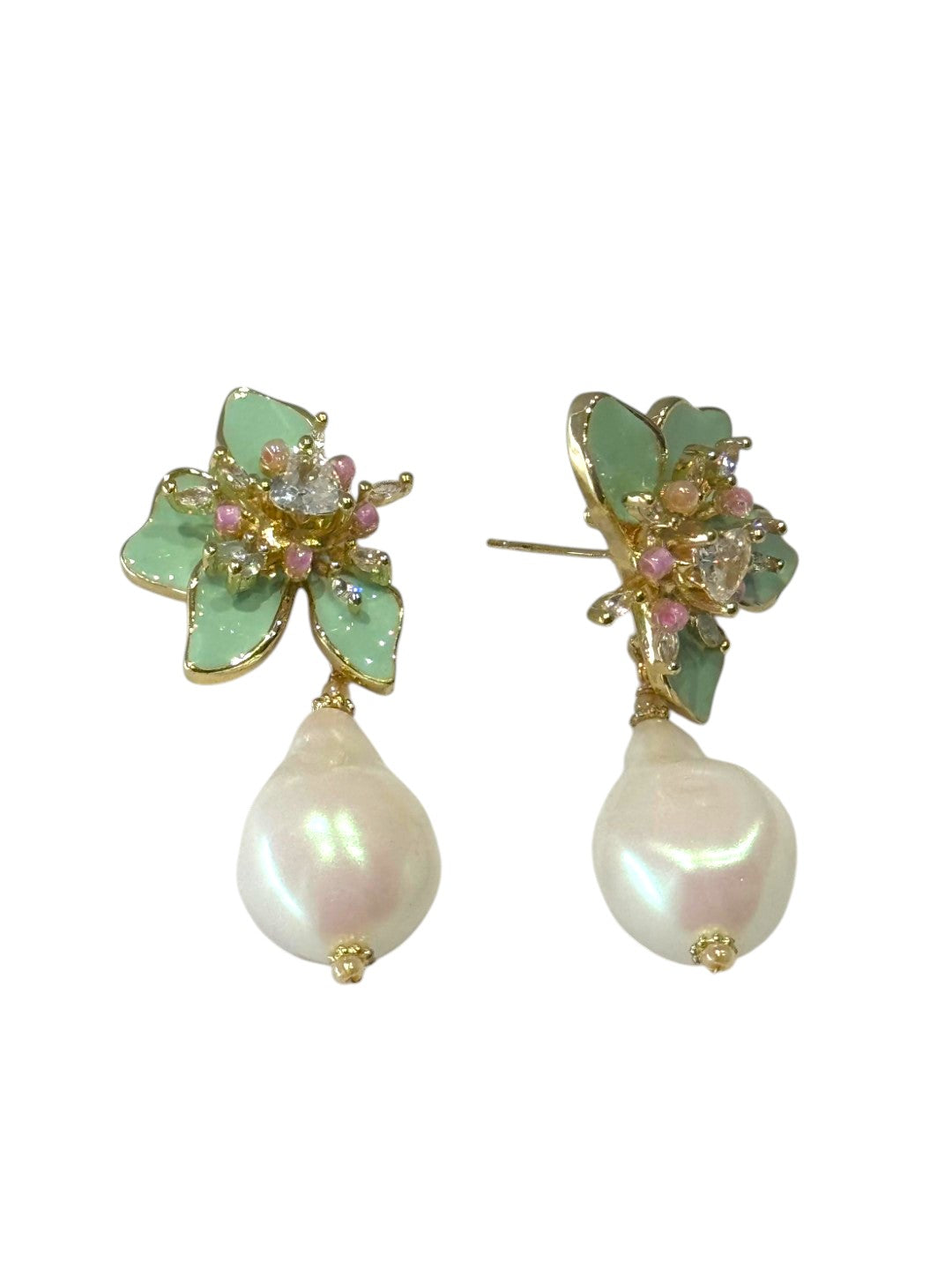 SEA GREEN EMILIA EARRINGS