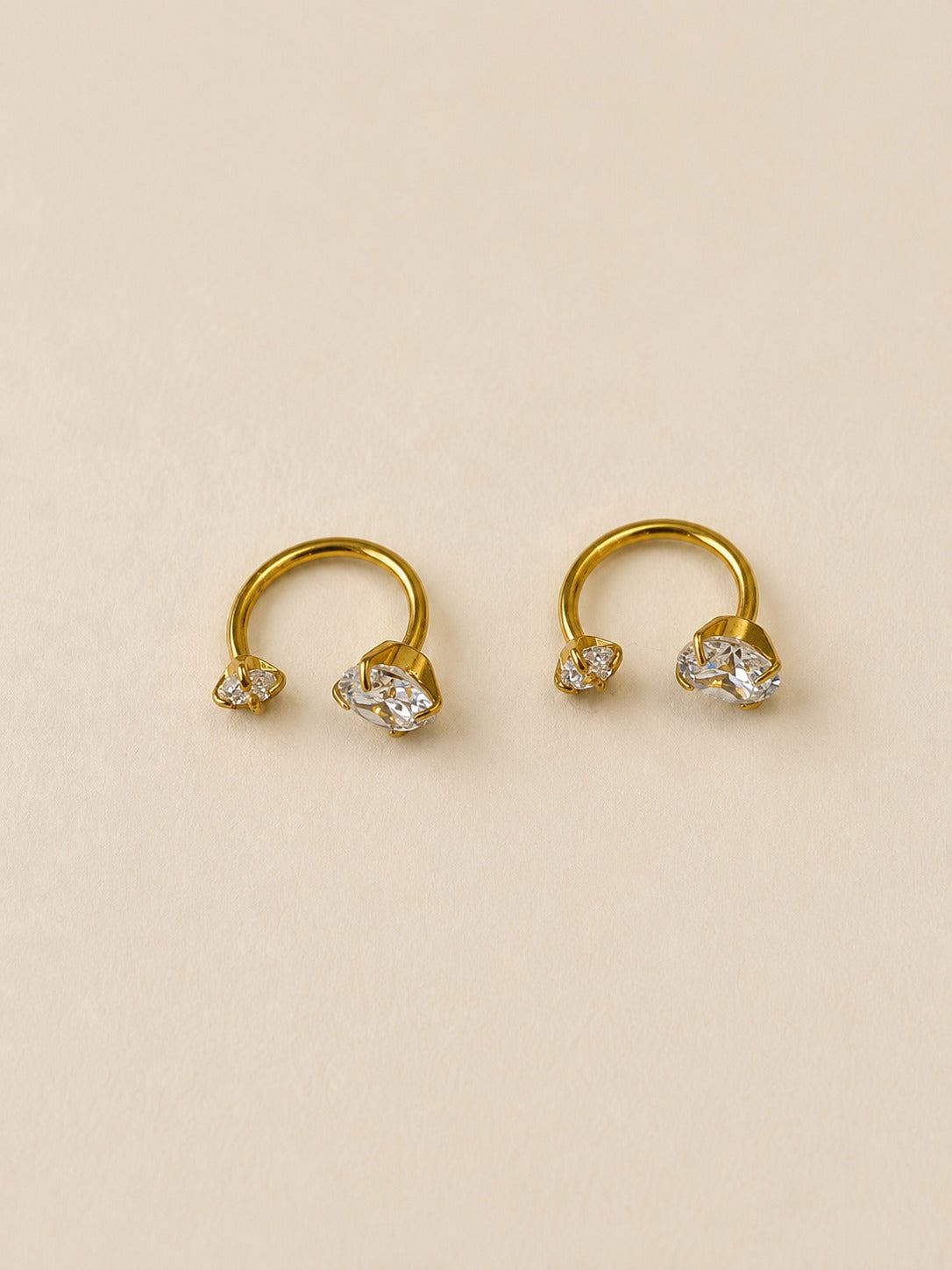 GOLDEN DIAMOND NOAH EARRINGS