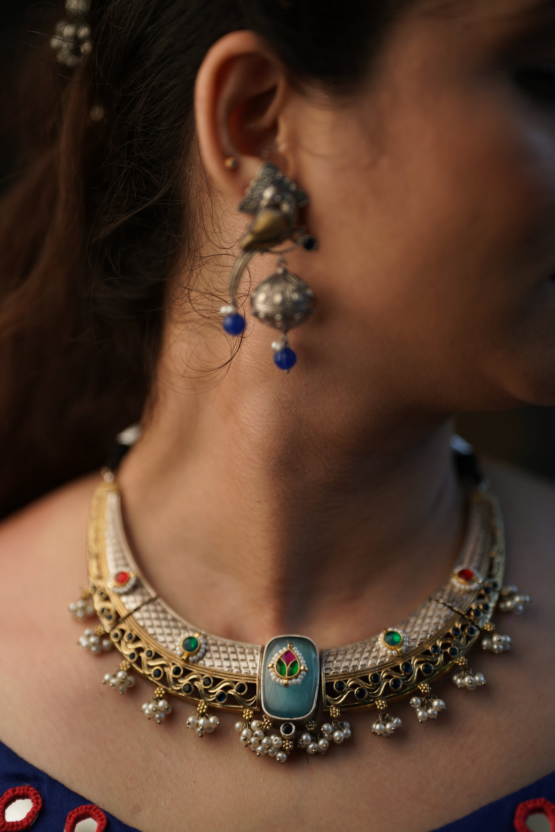 Earring trend in navratri