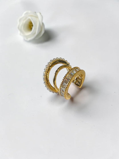 GOLDEN DIAMOND RYNLEE EAR CUFF