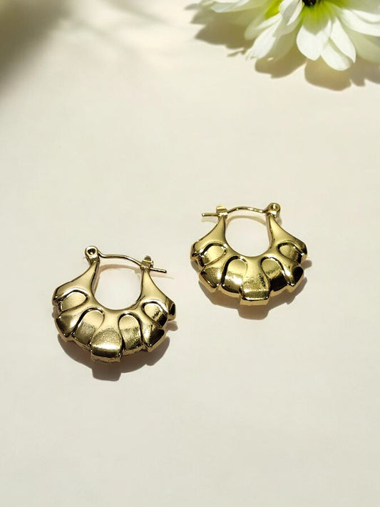 GOLD CALLUNA EARRINGS