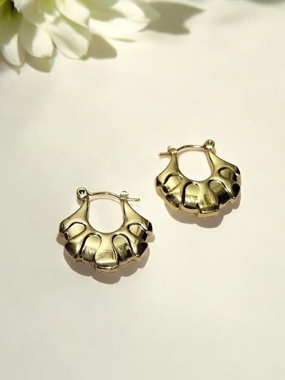 GOLD CALLUNA EARRINGS