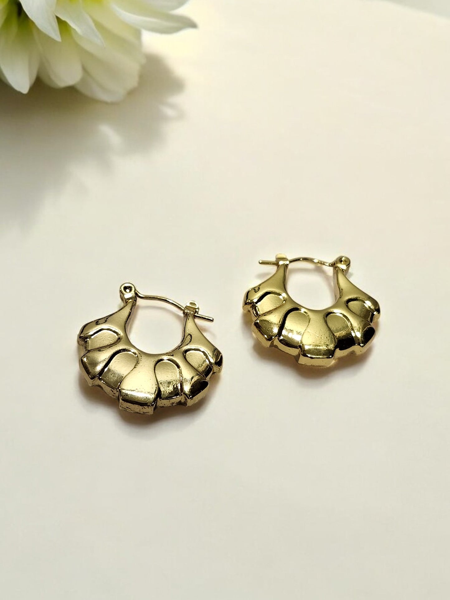 GOLD CALLUNA EARRINGS