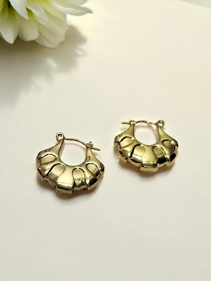 GOLD CALLUNA EARRINGS
