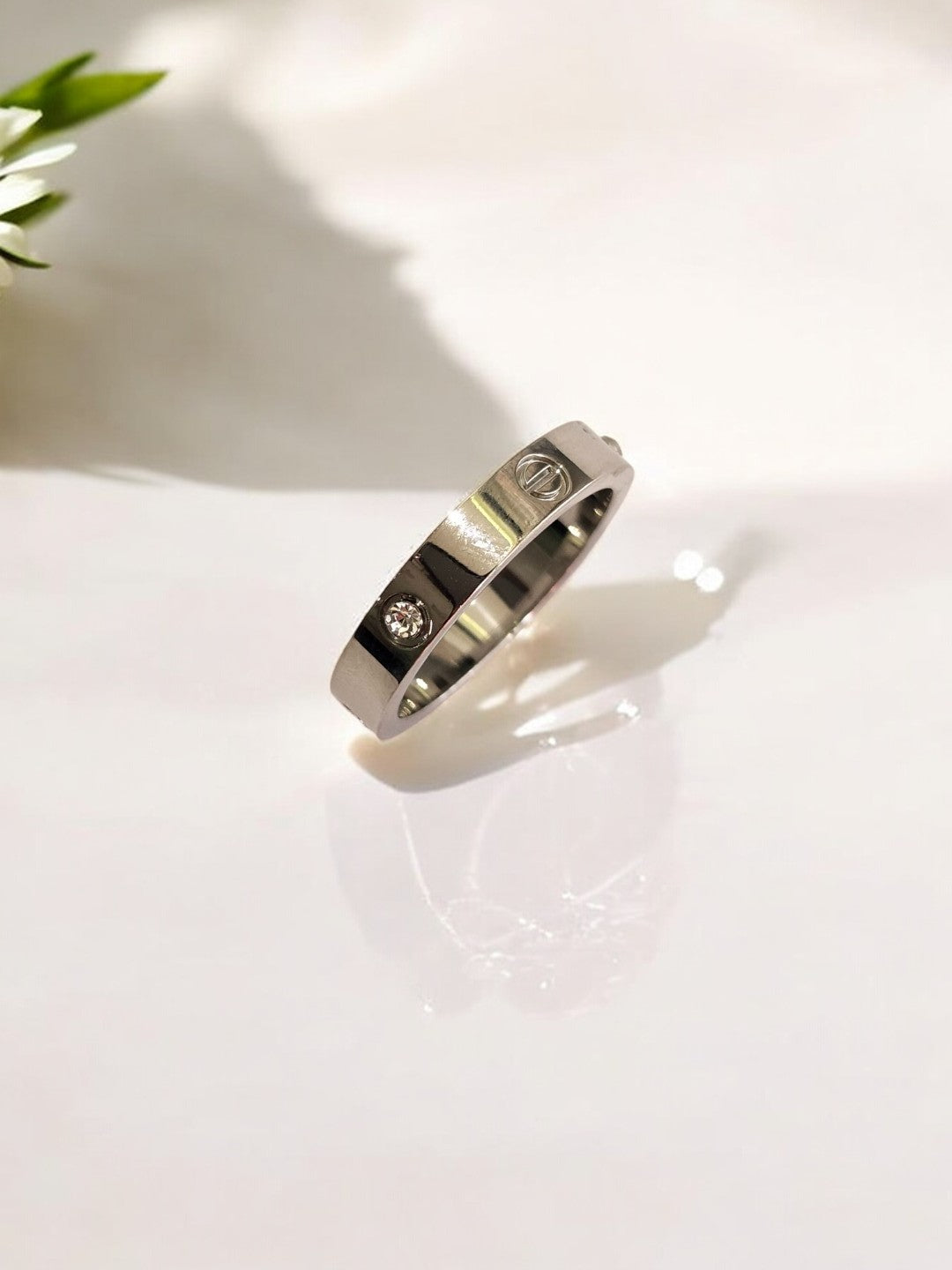 SILVER CARTIER SHERINE RING