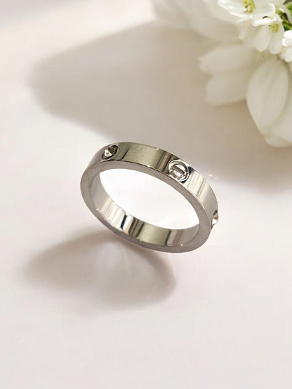 SILVER CARTIER SHERINE RING
