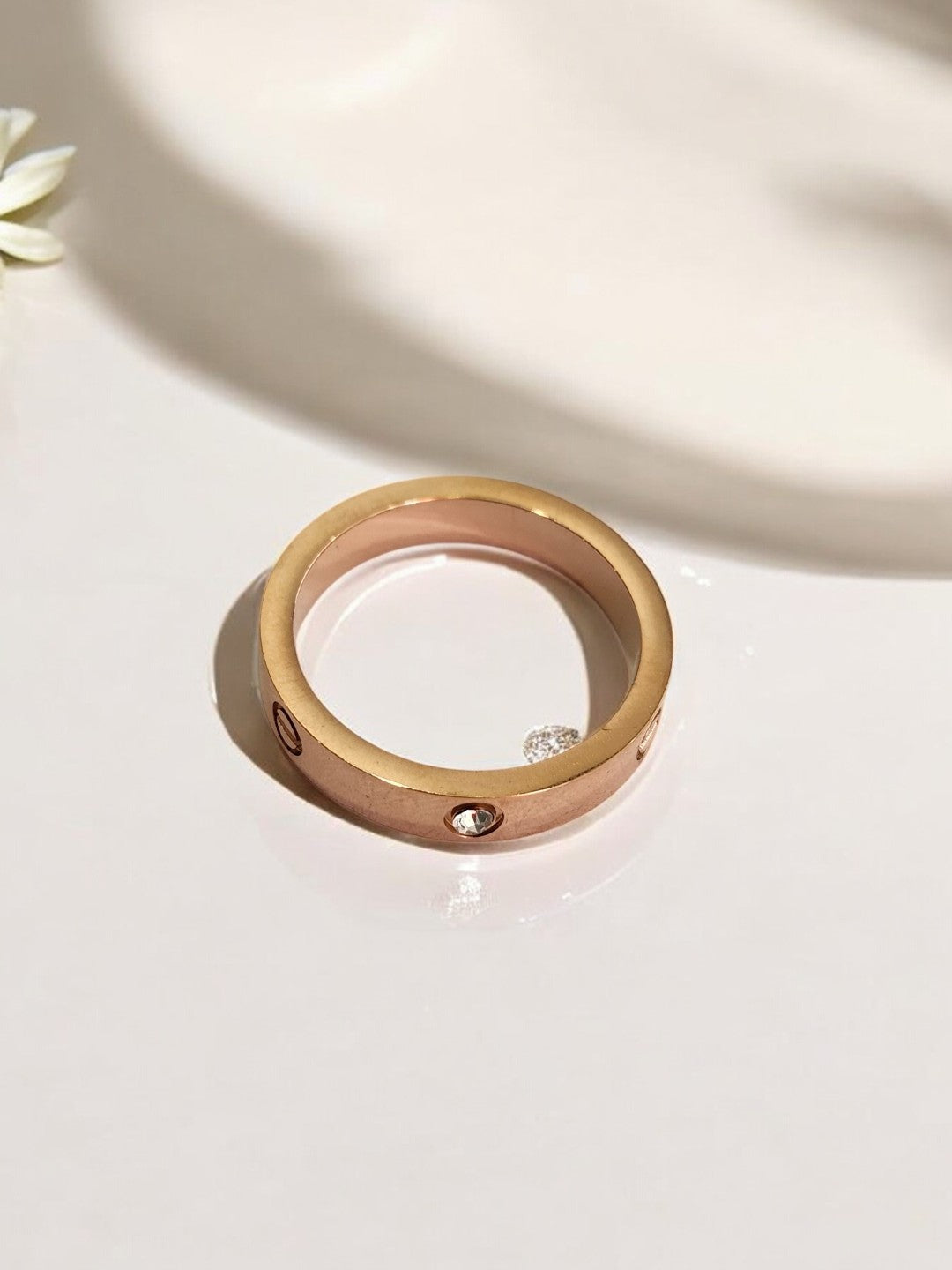 ROSE GOLD CARTIER SHERINE RING
