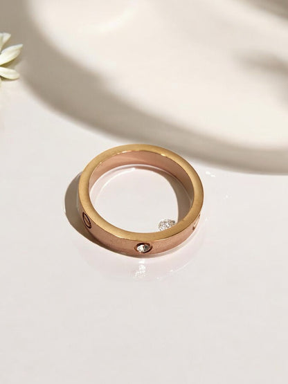 ROSE GOLD CARTIER SHERINE RING